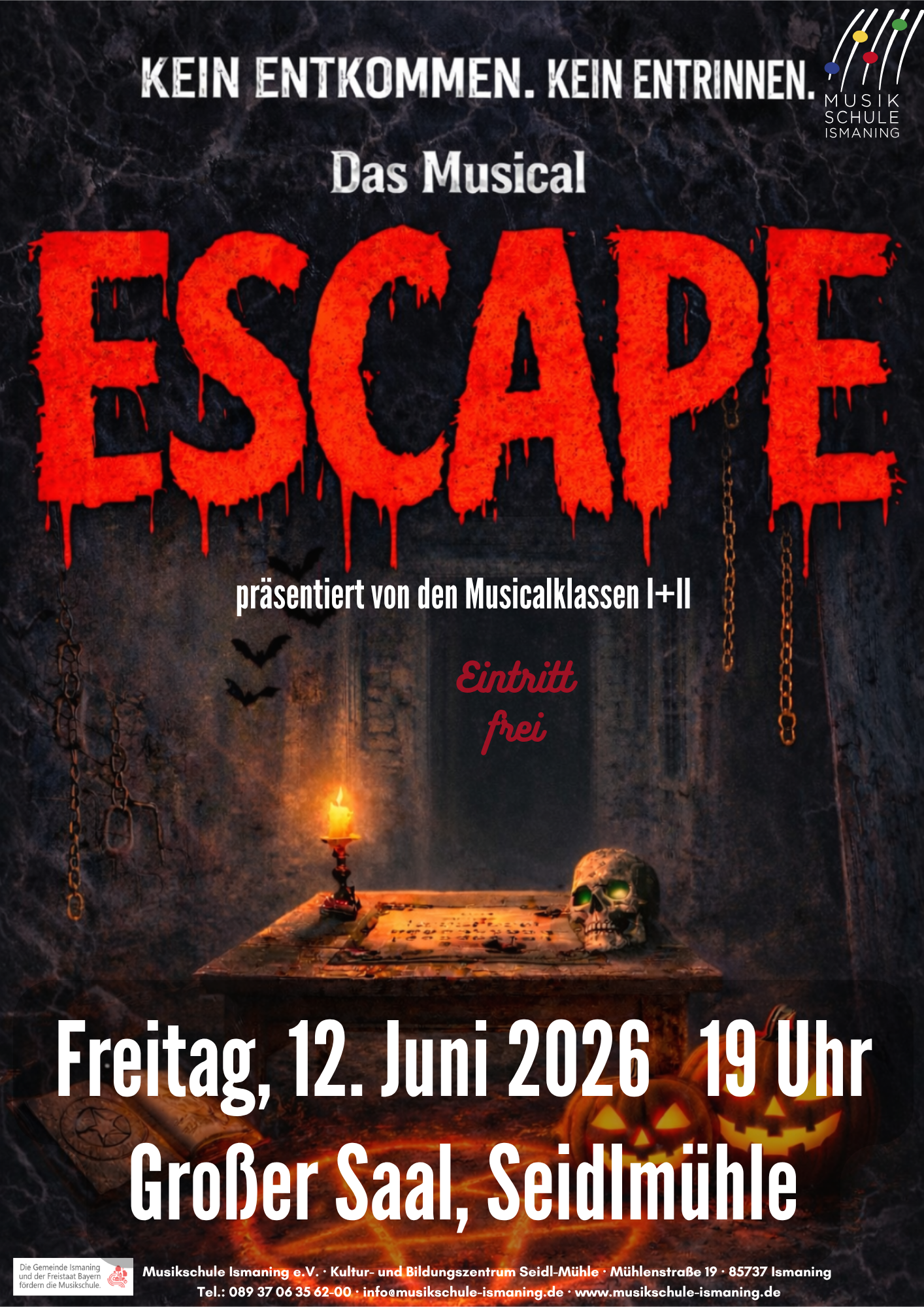Escape Plakat gothic (A3)